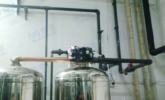 食品廠鍋爐軟化水設備  美國福來克Fleck  9500 控制系統 一用一備交替再生