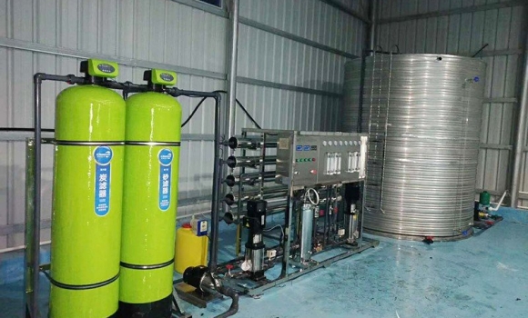 消毒廠1噸雙級反滲透純化水設備