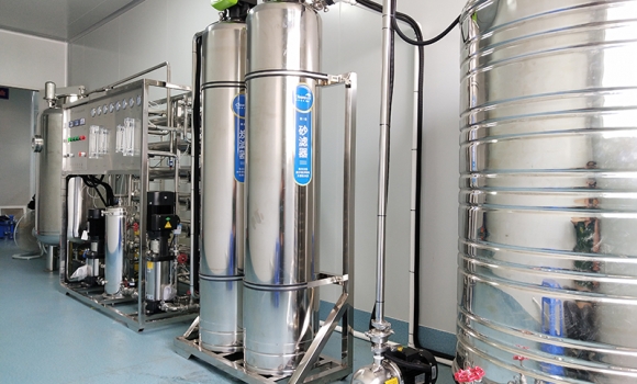 百色醫藥0.5噸雙級反滲透純化水設備
