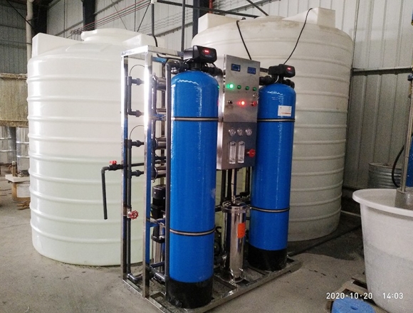 玉林化工廠1噸反滲透純凈水設備