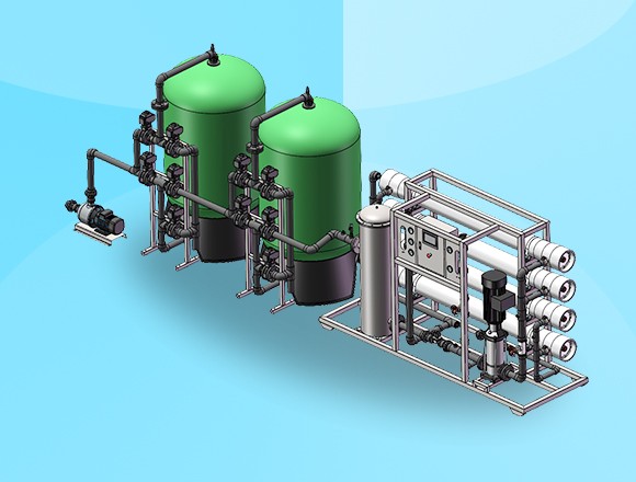 8噸/時 反滲透設備，海南水處理生產廠家長期提供純水設備