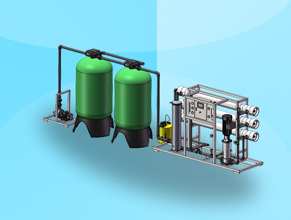 廣西純水設備廠家提供6噸/小時 單級反滲透設備