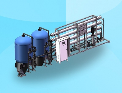 16噸/時反滲透設備 廣西純水設備生產廠家 16噸每小時純水設備